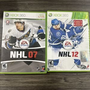 Lot Of 2 Games NHL 07 And NHL Microsoft Xbox 360, National Hockey League